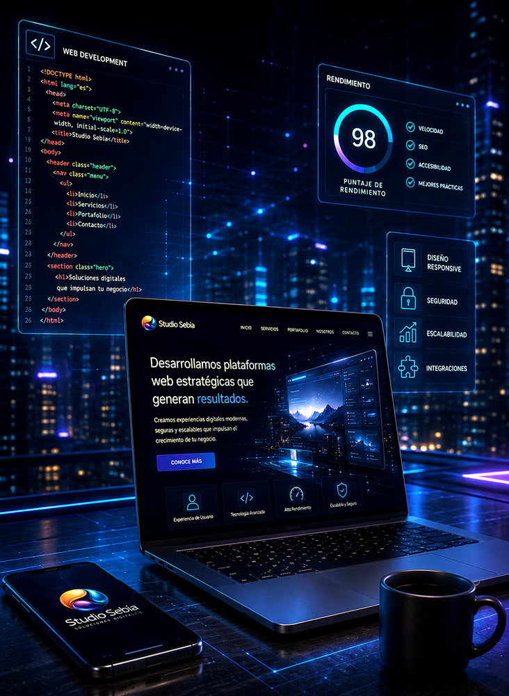 Desarrollo web estratégico y plataformas digitales para empresas